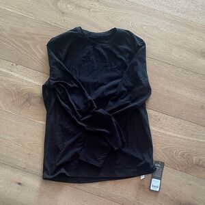 CRZ Black Long Sleeve Crew Shirt